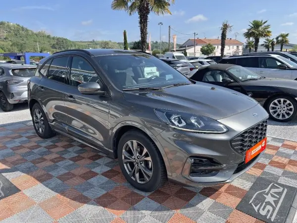 Ford KUGA 2.0 TDCI 120 ST LINE X BVA GPS Caméra Hayon Pack Hiver Attelage - Photo 3